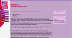 Desktop Screenshot of interpretingsolutionsinc.com